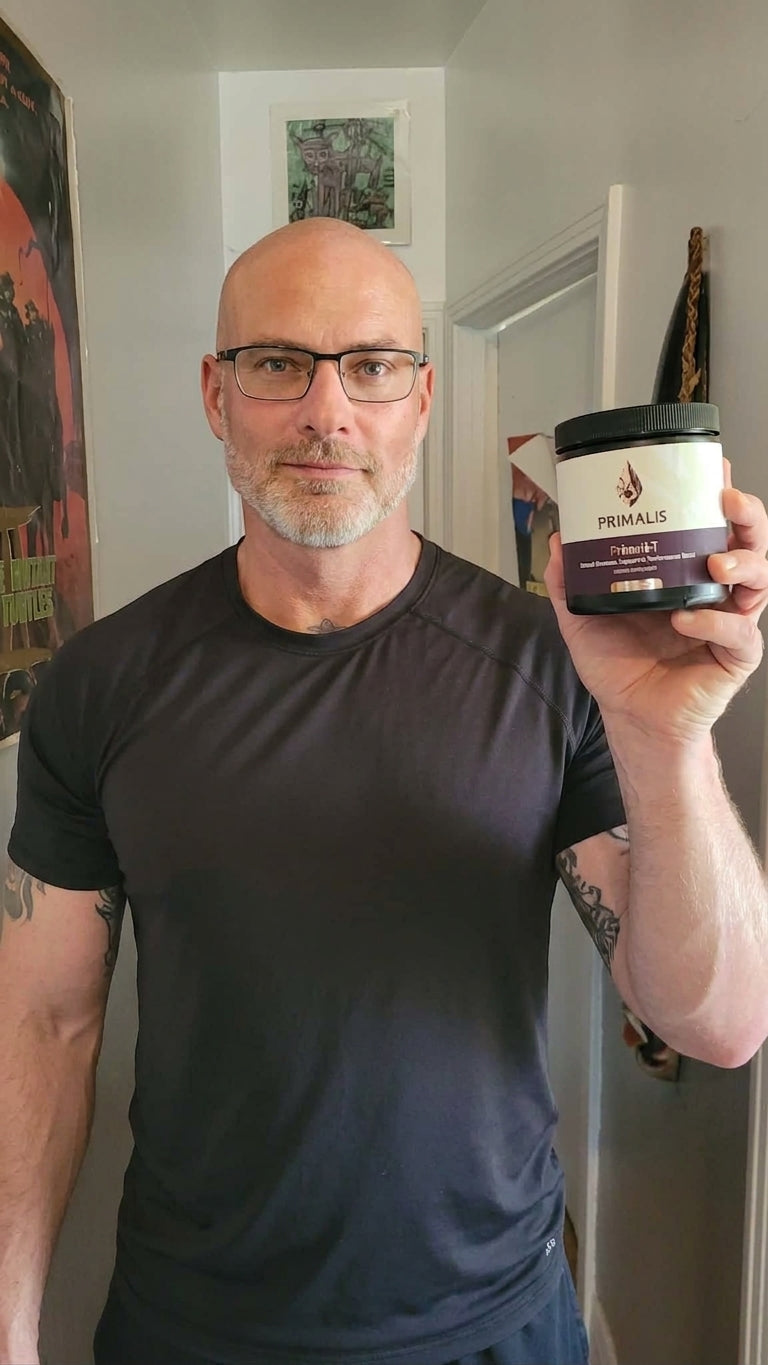 Scott D. holding Primali-T