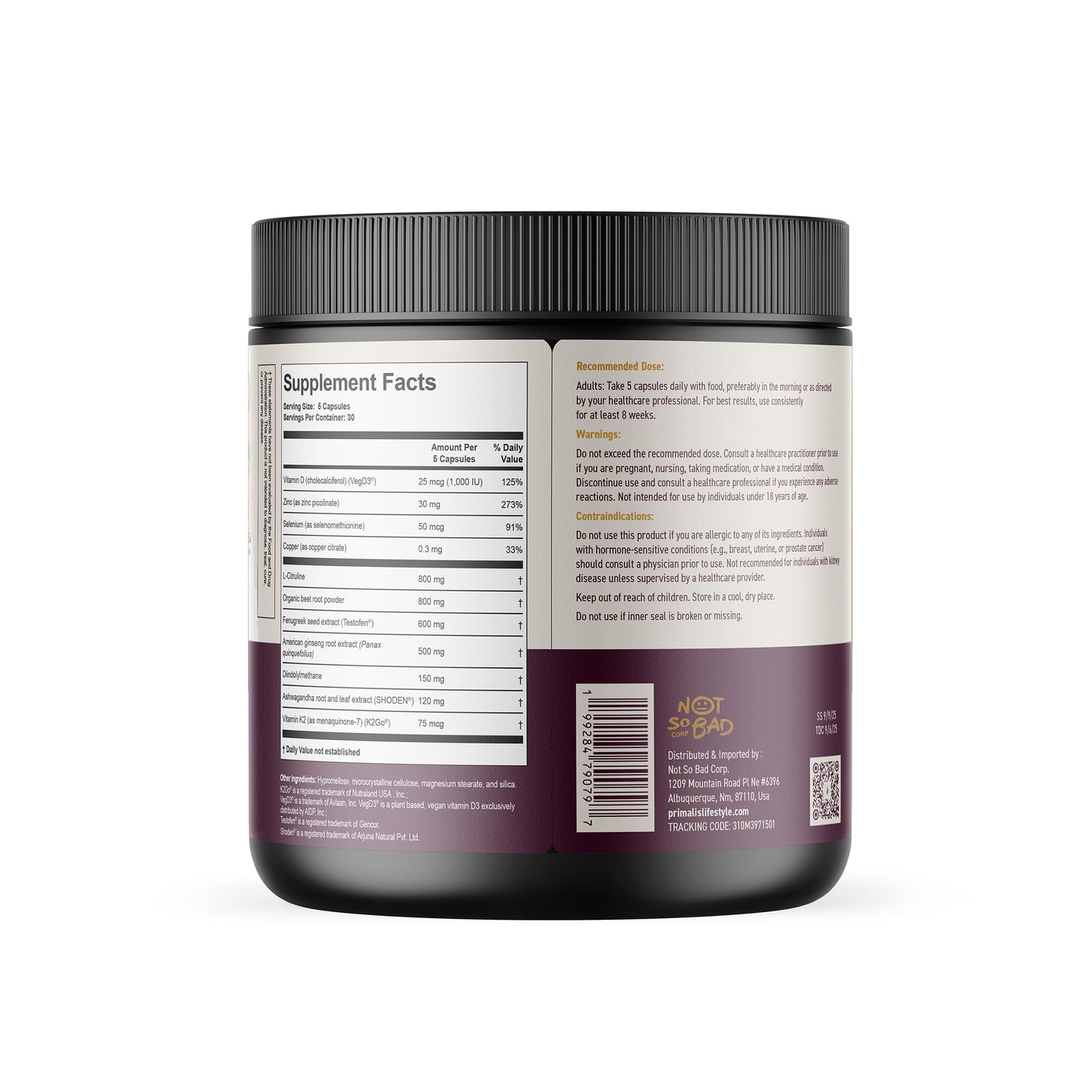 Primali-T - Apoyo hormonal natural y mejora del rendimiento