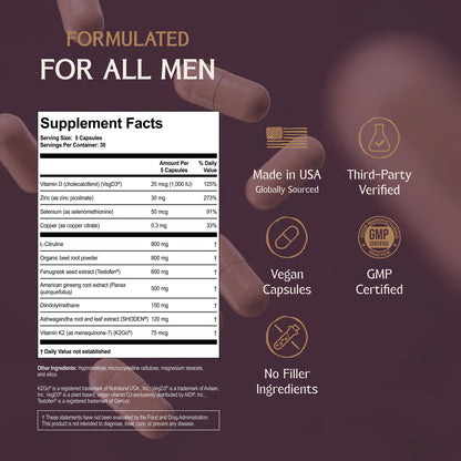 Primali-T - Apoyo hormonal natural y mejora del rendimiento