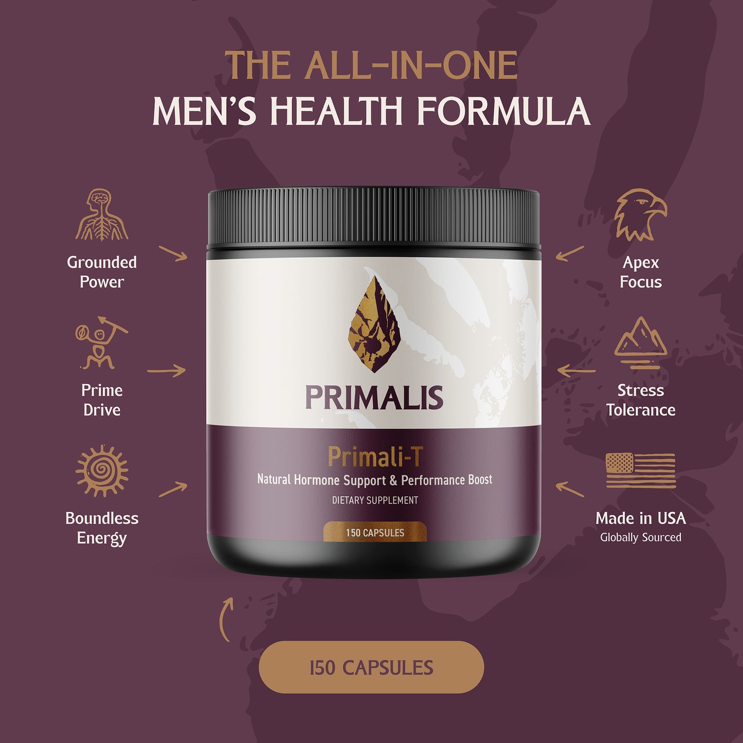 Primali-T - Apoyo hormonal natural y mejora del rendimiento