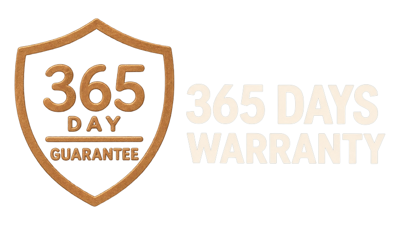 365 Days Warranty