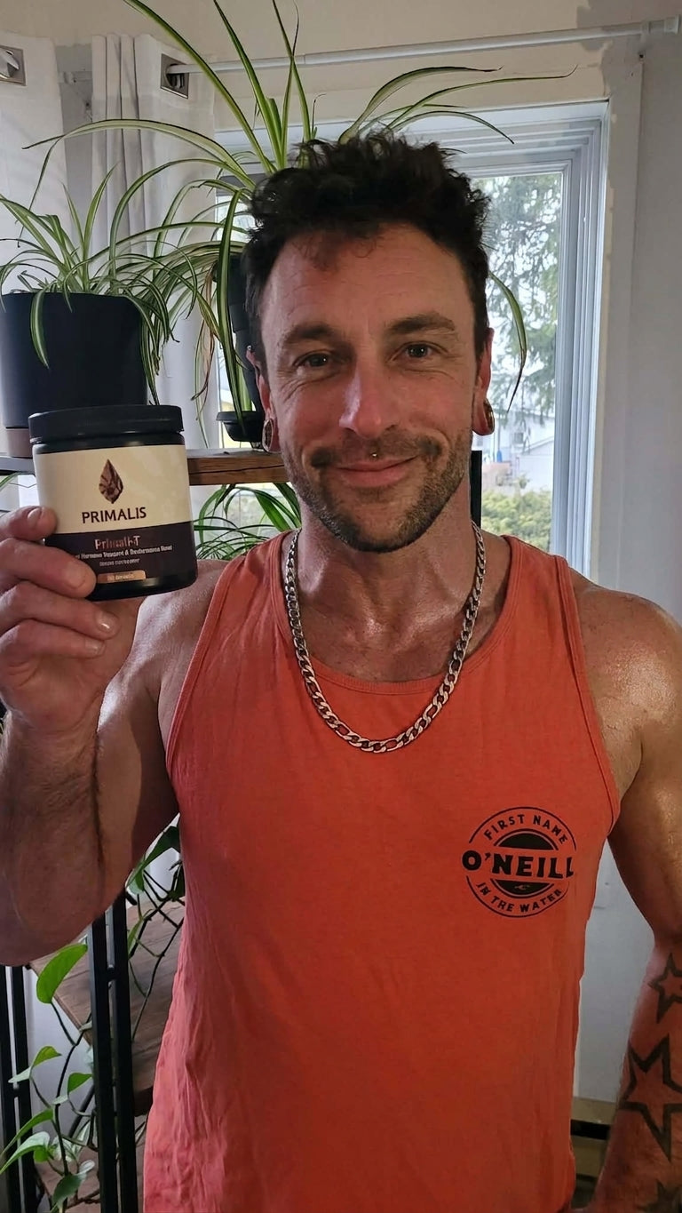 Dave R. holding Primali-T